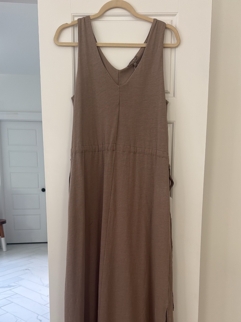 Lilla P Drawcord Waist Maxi Dress Nwt Small